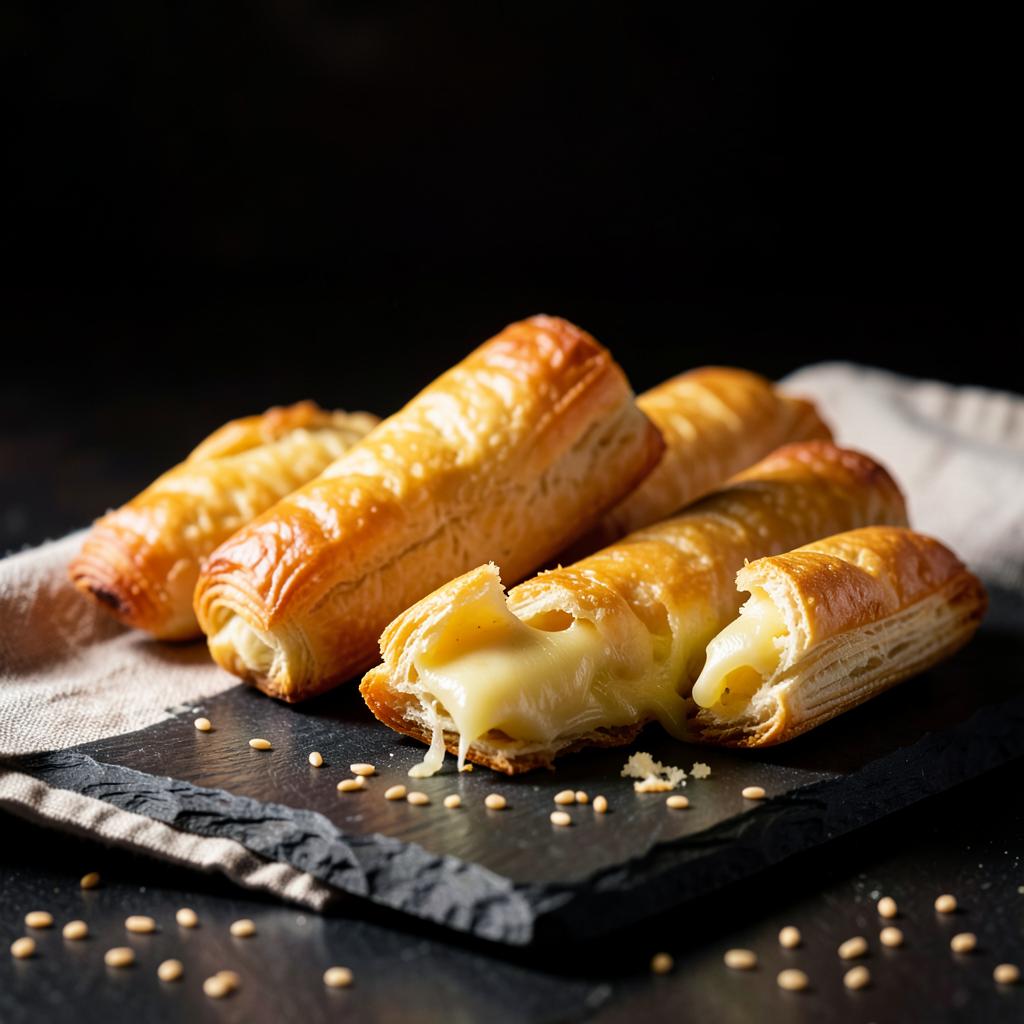 Palitos de queso horneado